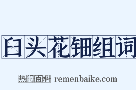 臼头花钿组词是什么意思的图片